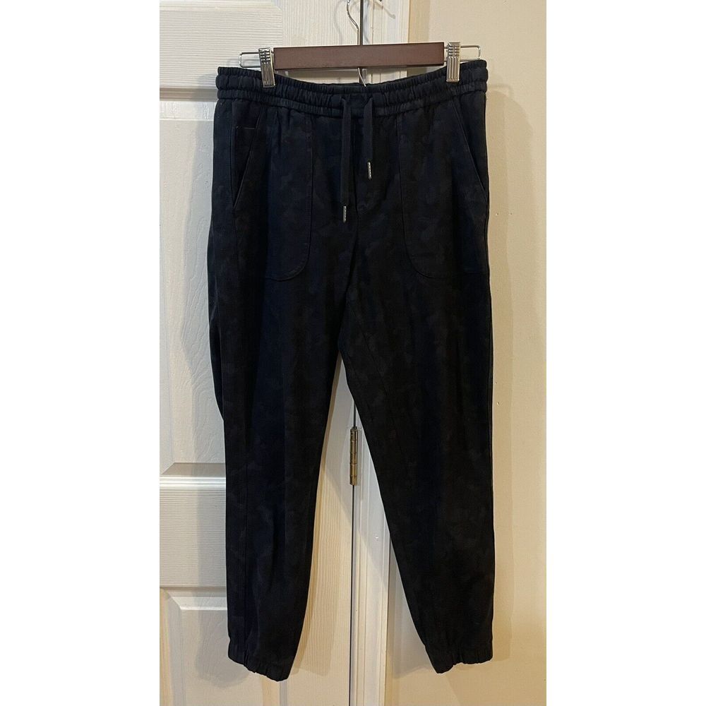 Athleta Sz 6 Navy Farallon Stratum Camo Pants‎ Jogger #593178